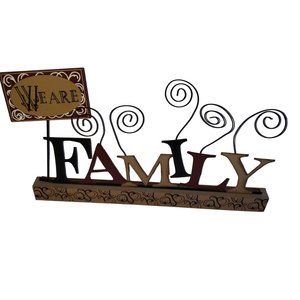 Adams & Co Whimsical Wood Picture/note holder, home / office accent